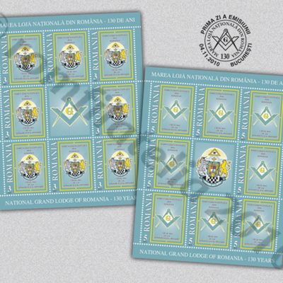 NATIONAL GRAND LODGE OF ROMANIA - 130 YEARS