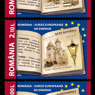 set of 3 values ROMANIA - AN EUROPEAN SOURCE OF ENERGY