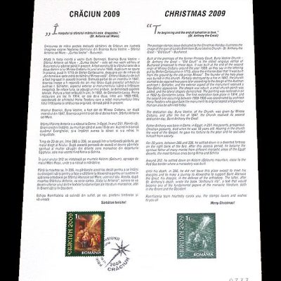Philatelic Document CHRISTMAS 2009