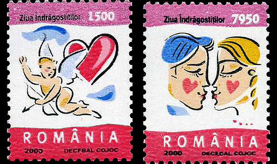 set of 2 values (with collar error) Valentine’s Day