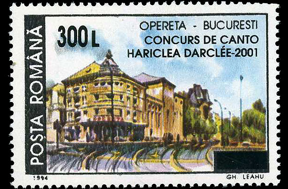 Destroyed historical monuments – Canto competition – Hariclea Darclee overprint