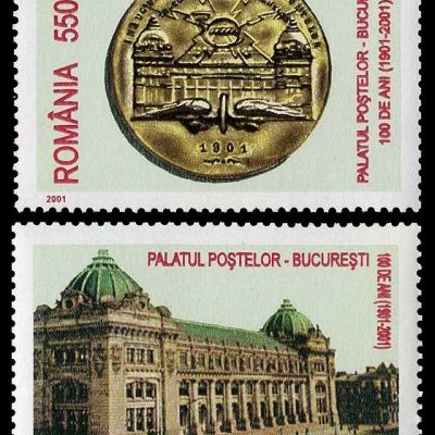 100 years from inauguration of Posts Palace from Bucharest