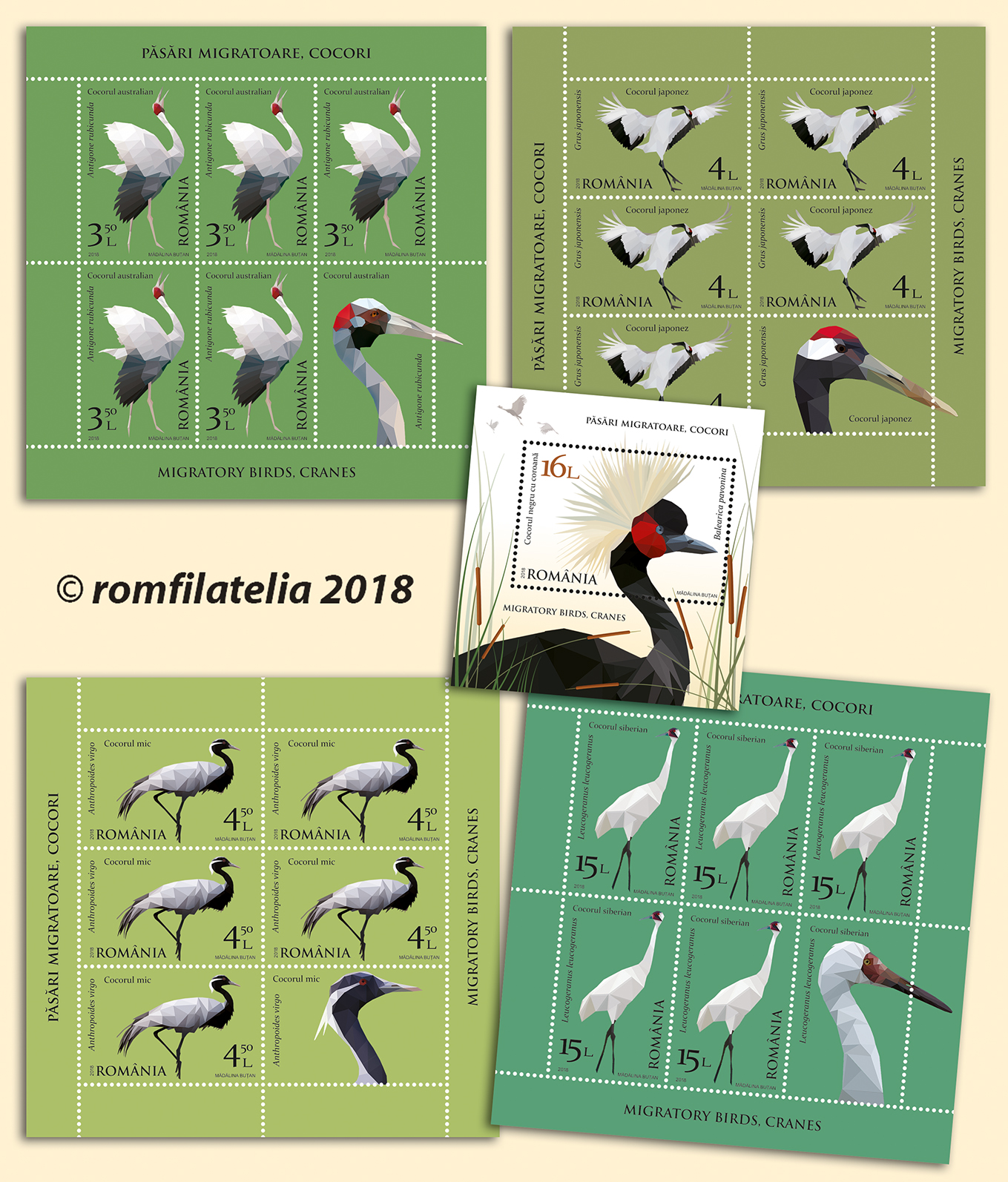 Migratory birds, Cranes 1 Migratory birds, Cranes