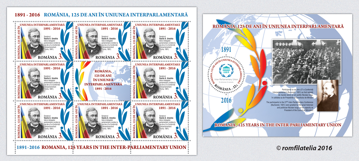 ROMANIA, 125 YEARS IN THE INTER-PARLIAMENTARY UNION 1 ROMANIA, 125 YEARS IN THE INTER-PARLIAMENTARY UNION