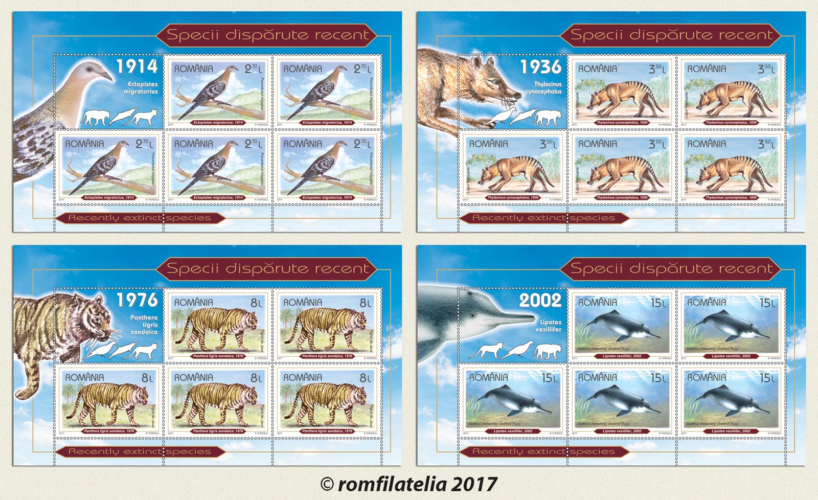 RECENTLY EXTINCT SPECIES 1 RECENTLY EXTINCT SPECIES