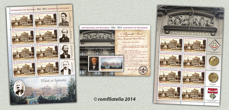 150 YEARS, UNIVERSITY OF BUCHAREST