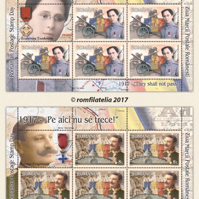 ROMANIAN POSTAGE STAMP DAY 1917 - “THEY SHALL NOT PASS!”