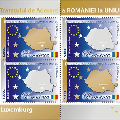 Signing the Accession Treaty of Romania to the European Union on April 25, in Luxembourg