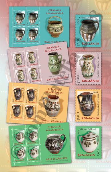 ROMANIAN POTTERY - Pots and Cups (III)