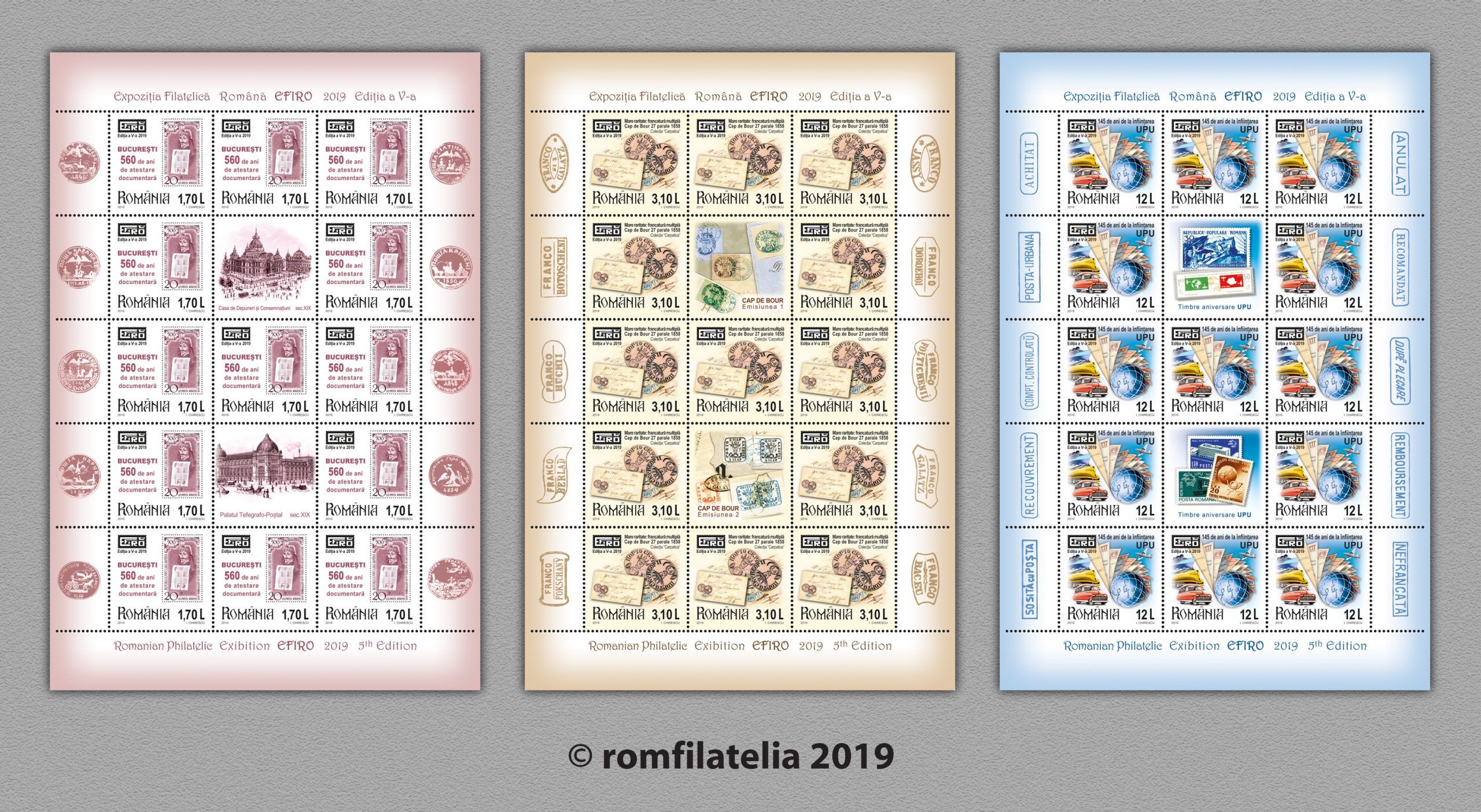 Romanian Philatelic Exhibition EFIRO 2019, 5th Edition 1 Romanian Philatelic Exhibition EFIRO 2019, 5th Edition