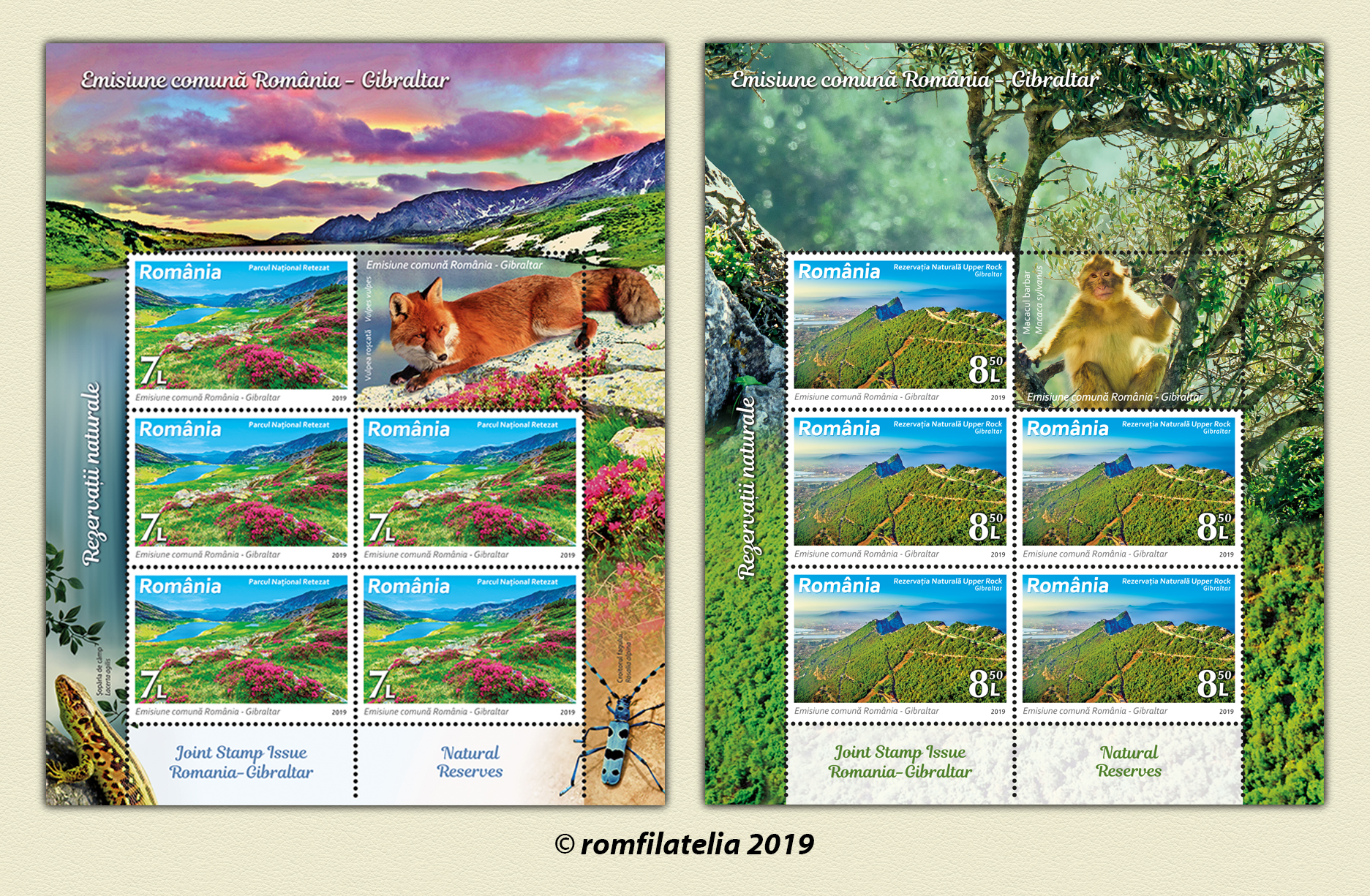 Joint stamp issue ROMANIA – GIBRALTAR NATURAL RESERVES 1 Joint stamp issue ROMANIA – GIBRALTAR NATURAL RESERVES