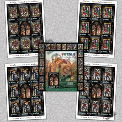 STAINED GLASS WINDOWS - “Eng. Dumitru Furnica-Minovici” WESTERN OLD ART MUSEUM